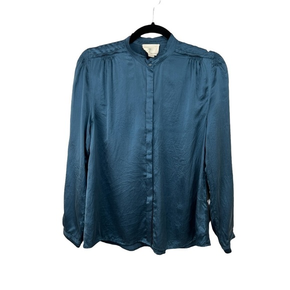 Girl. by Band of Outsiders 100% Silk Blouse - Picture 1 of 6